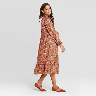 Sleeve Ruffle Dress Universal Thread4 
